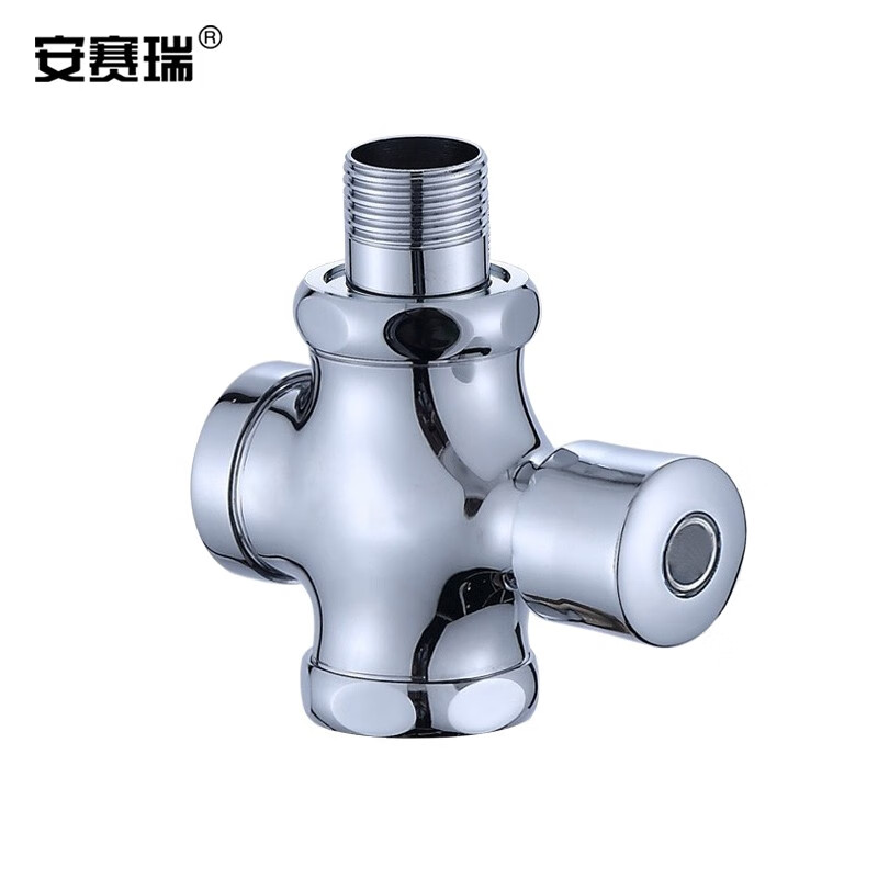 安赛瑞 450275 蹲便器冲水阀 手按款 小体1寸（上进水） （单位：个）