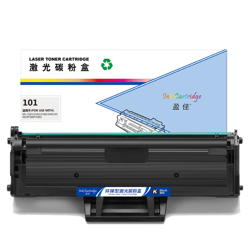 盈佳（Ink Cartridge） YJ-101 硒鼓 商专版 1500页 （单位：支） 适用于三星SAMSUNG ML-2161 2162G ML-2166W SCX-3401 3406W 黑色