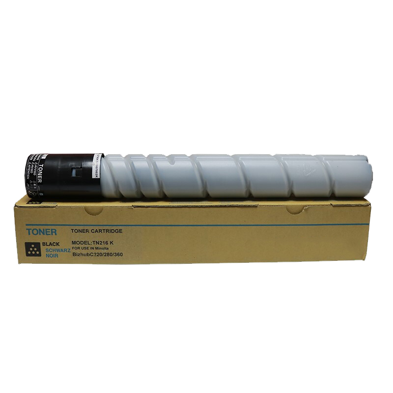 艾洁（AJ） TN216K 硒鼓 带芯片 29000页 （单位：支） 适用柯尼卡美能达 C360;C280;C280;C220;C7722;c7728 黑色
