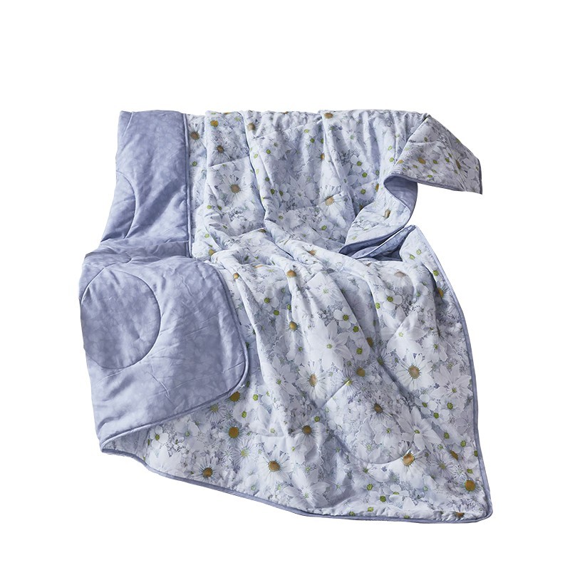 梦洁家纺 小雏菊 纯棉薄荷抗菌夏被 150*200cm （单位：床）  紫色