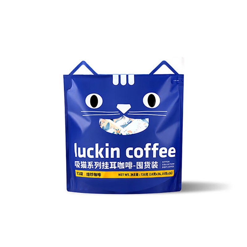 瑞幸咖啡 0蔗糖黑咖啡 吸猫系列挂耳咖啡 720g （单位：袋） 新老包装随机