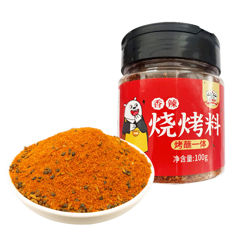 吉得利 香辣味 烧烤料 100g （单位：罐）  