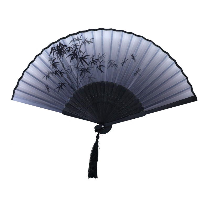 得印（befon） 3888 古风一笑扇 水墨竹影 6寸 （单位：把）  