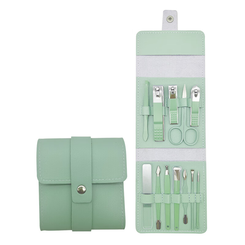 艾逸瑶选 GJ-8013 娜塔莎马卡龙修容修甲工具 13件套 （单位：套） 新老包装随机发货 