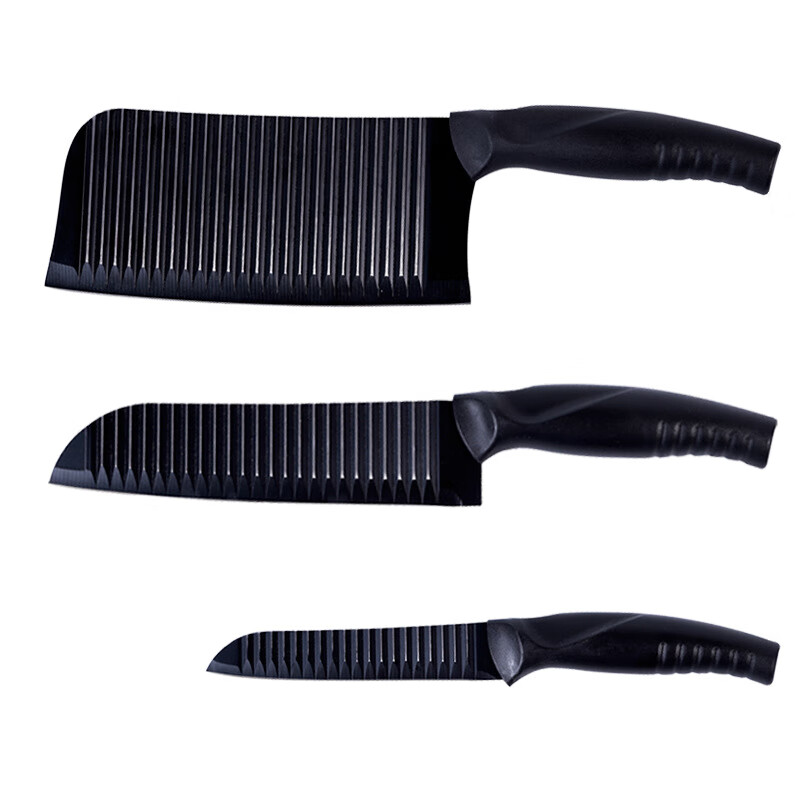 艾逸瑶选 CJ-21018 阿纳姆厨房菜刀三件套 切菜刀+水果刀+万用刀 （单位：套）  