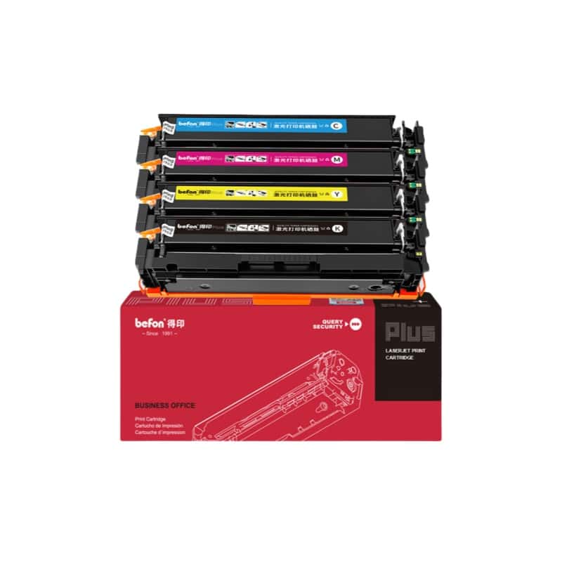 得印（befon） CF400A PLUS版硒鼓套装 易加粉 6000页 （单位：套） 适用M252n 四色