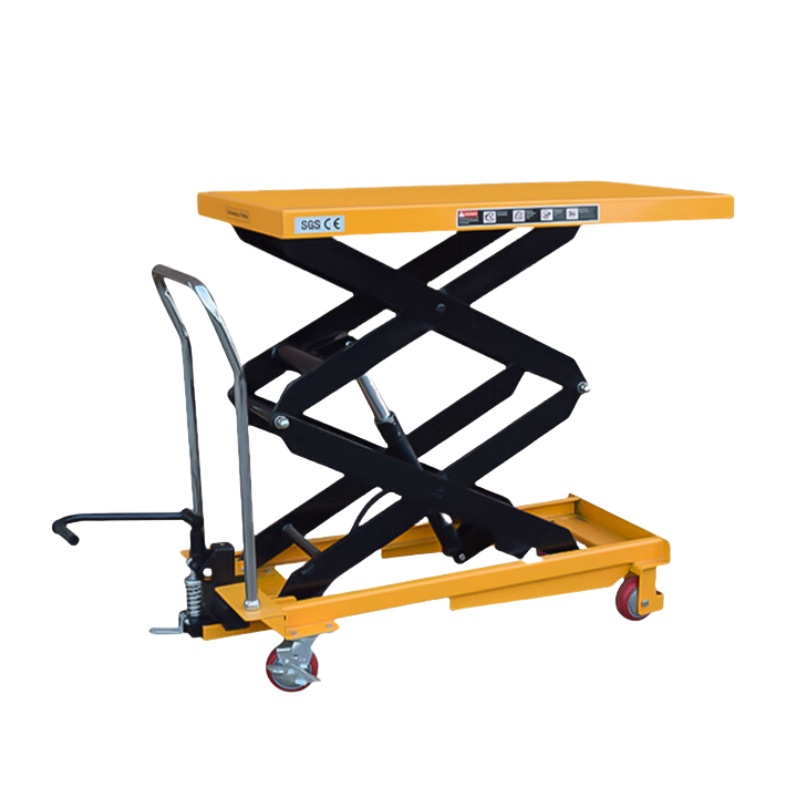 沪工 HGS800 手动液压平台车 800公斤1.5米 台面1200*600分体泵 （单位：台）  