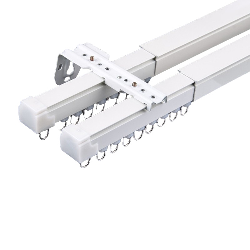 安赛瑞 5B00123 伸缩窗帘轨道 双轨侧装1.1-2.1米 （单位：个）  