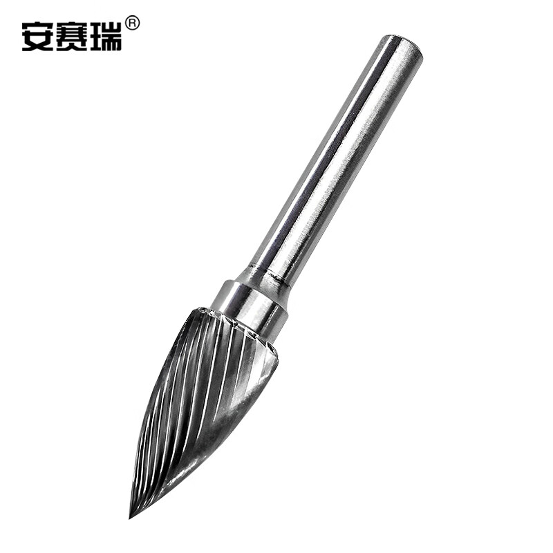 安赛瑞 4A00019 合金旋转锉刀 柄6mm刃径12mm弧形尖 （单位：个）  