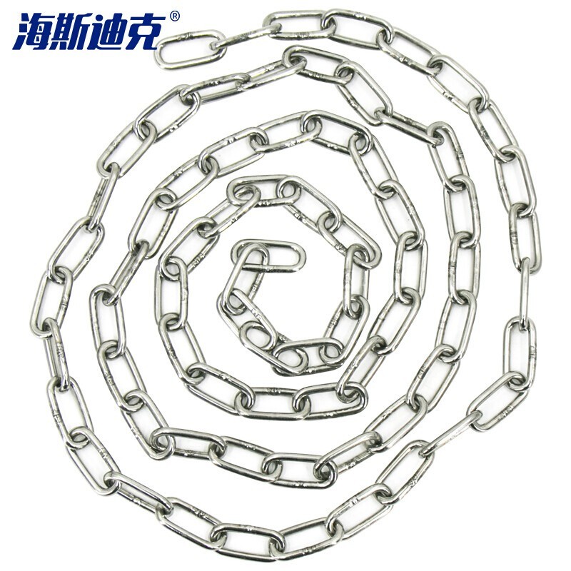 海斯迪克 HK-357 304不锈钢链条 直径4mm 长30米 （单位：根）  