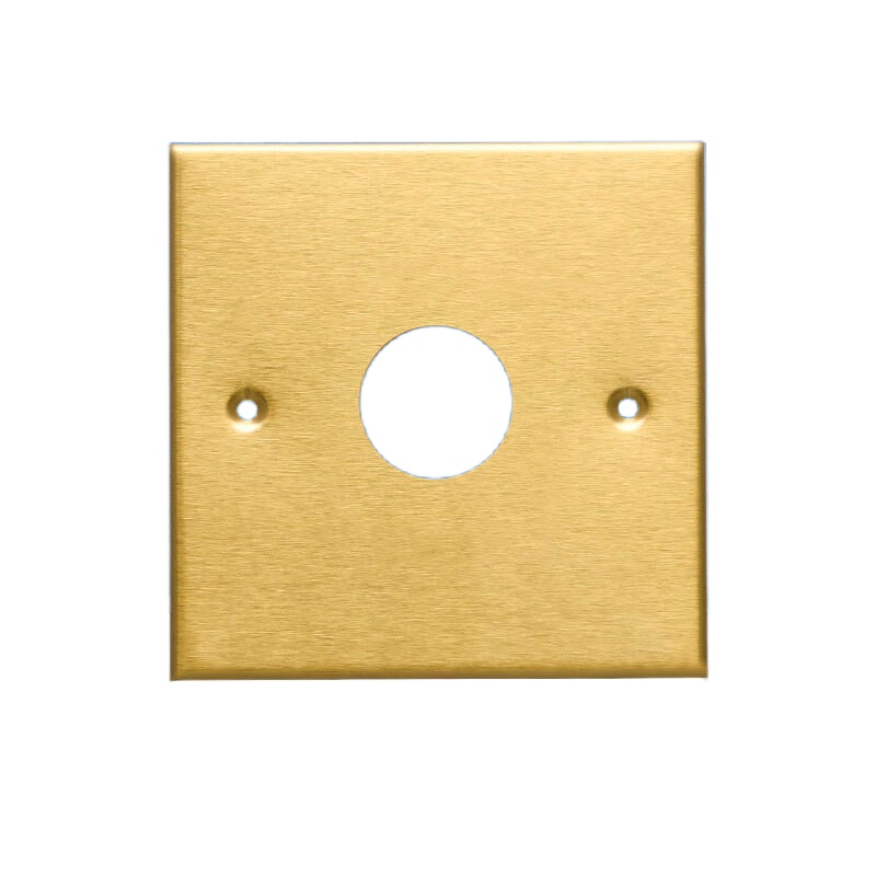 国际电工 86型 黄铜穿线盖板  （单位：个）  拉丝金