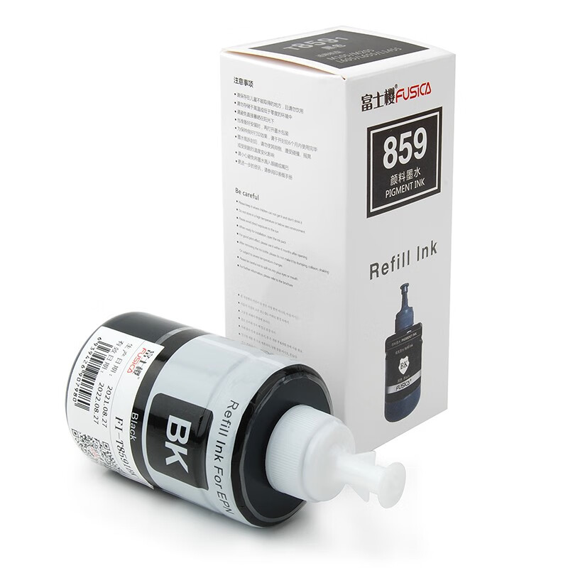 富士樱（FUSICA） T8591 墨水 140ml 10支/组 （单位：组） 适用爱普生M105/M205/L605/L655/L1455 黑色
