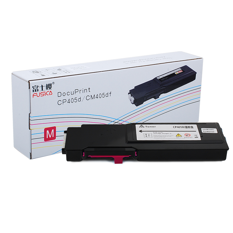 富士樱（FUSICA） CP405 M 墨粉盒 5000页 （单位：支） 适用施乐 CP405d CM405df 红色