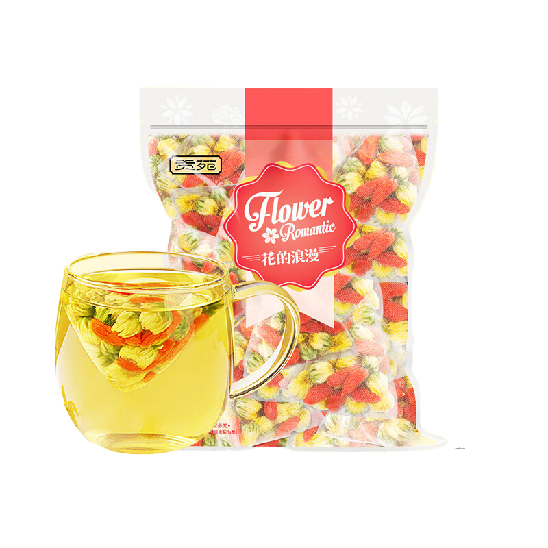 贡苑 独立小包 菊花枸杞茶 260g 约80包 （单位：袋）  