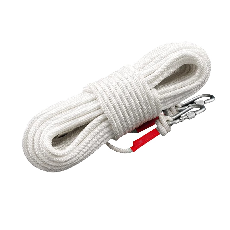 鸣固 钢丝内芯 安全绳 10米 适用1-3层 （单位：条）  白色