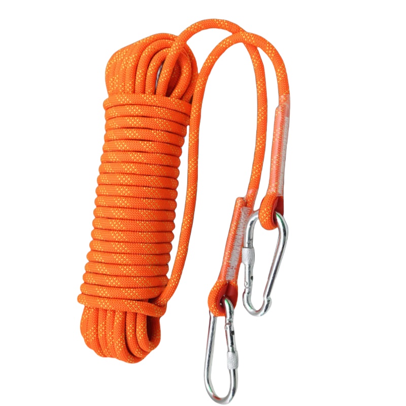 百舸（BAIGE） 2500KG 安全绳 12mm 10米 （单位：条）  橙色