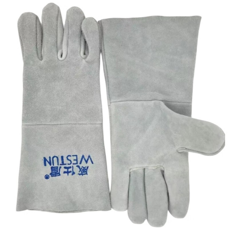 威仕盾 G-2116 单层电焊手套 L （单位：双）  本色