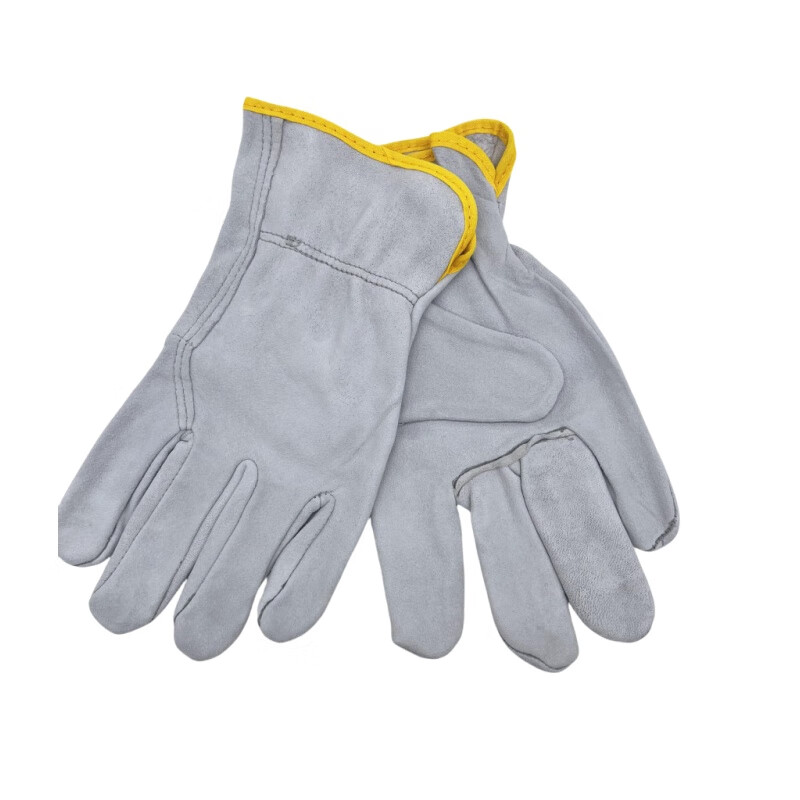 威仕盾 J-2069 上胶羊二层短皮手套 L （单位：双）  本色