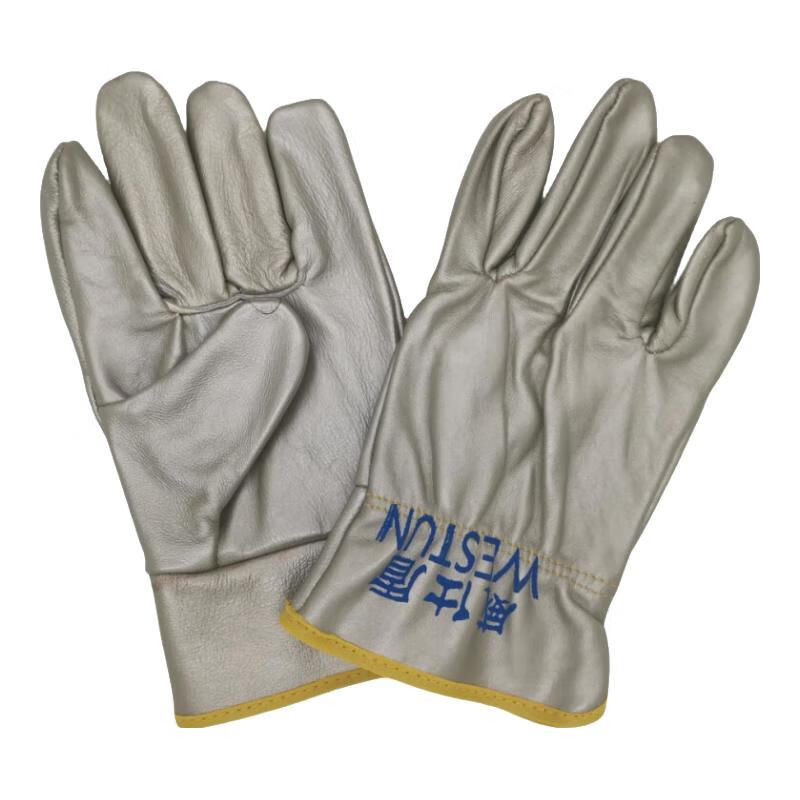 威仕盾 G-6064 家私皮混色全皮手套 L （单位：双）  混色