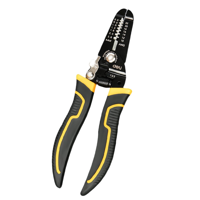 得力（deli） DL902200 多功能剥线钳 7寸 （单位：把）  