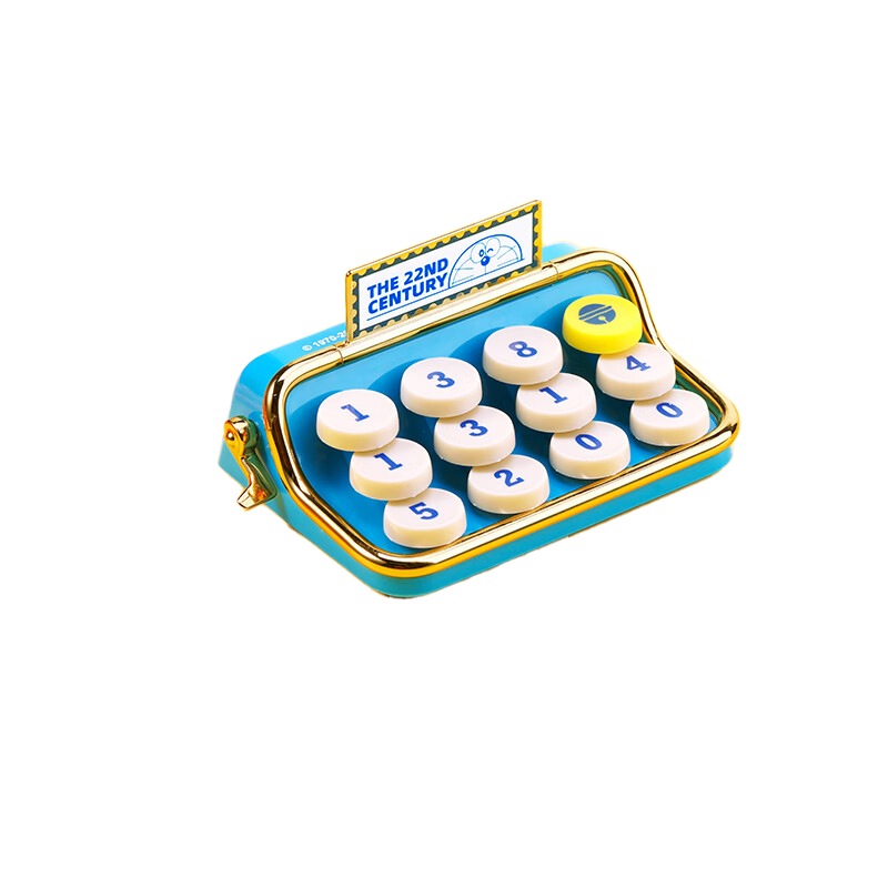 洛克（ROCK） RAMO034 哆啦A梦 车载复古停车号码牌 79.55*54.12*25.3mm （单位：个）  蓝色