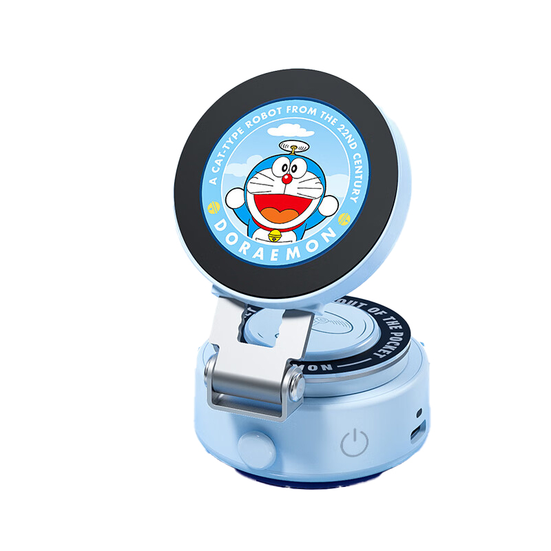 洛克（ROCK） RPH1011 哆啦A梦 Q16 Pro电动吸盘磁吸支架 130mAh （单位：个）  蓝色