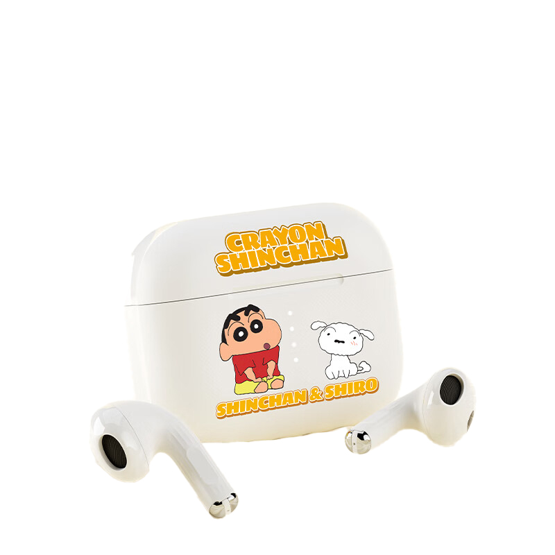 洛克（ROCK） RAU0788 蜡笔小新 EB710 蓝牙耳机 Bluetooth 5.3 （单位：副）  白色