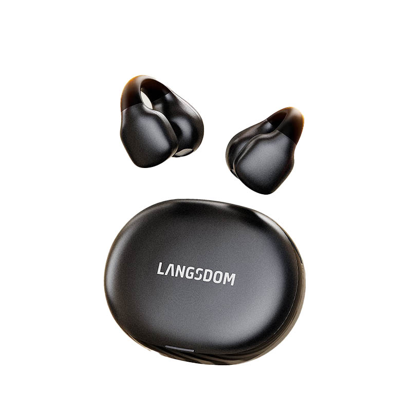 兰士顿 ClipBuds R2 MAX 骨传导蓝牙耳机 V5.4 （单位：副）  黑色