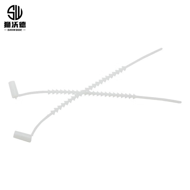 狮沃德（shiwode） SWD028 一次性尼龙扎带 螺旋状 28cm 100根/包 （单位：包）  白色