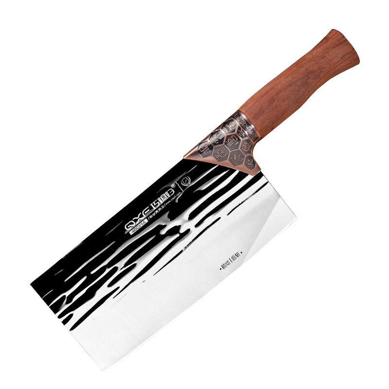 巧媳妇 K-1404 王朝锌合金锻打剑纹斩切两用刀 刀刃20cm （单位：把）  