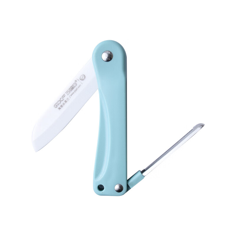 巧媳妇 K-TC202 爱莉系列折叠陶瓷刀刨 刀刃7cm （单位：把）  蓝色