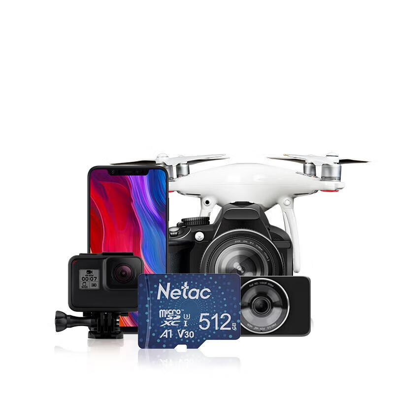 朗科（Netac） P500行业尊享版 TF卡 512GB U1 A1 V10 （单位：个）  