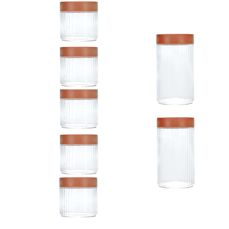 荣事达（Royalstar） RSD-LY7LP 璃悦集福储物七件套 小号500ml*2+中号1000ml*5 （单位：套）