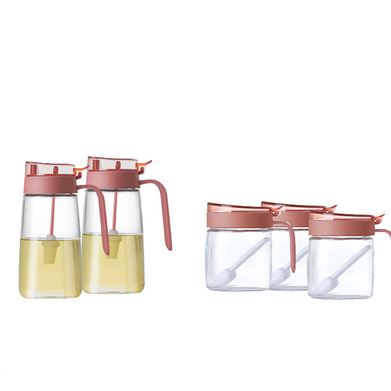 荣事达（Royalstar） RSD-SG5LP 食光秘钥厨房5件套 油壶600ml*2+调味罐300ml*3 （单位：套）