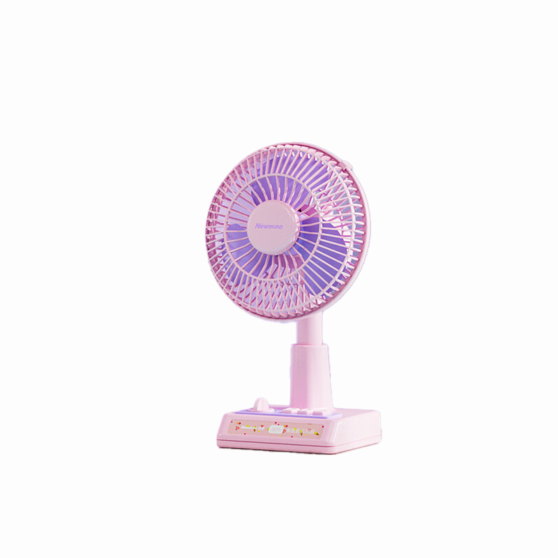 纽曼（Newsmy） FS-09青春版 复古桌面风扇 2000mAh/3.7V （单位：台）  樱花粉