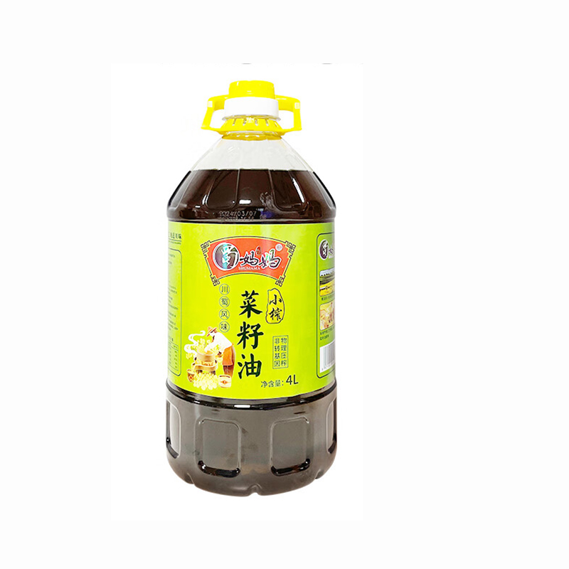 蜀妈妈 小榨纯香 菜籽油 4L （单位：瓶）  