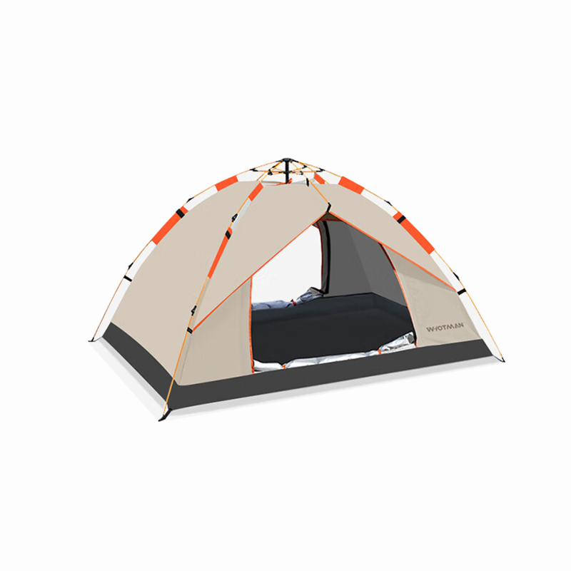 沃特曼 73722 户外露营帐篷 双开门 200*200*135cm （单位：顶）  流沙金