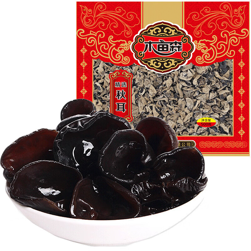 木亩森 精选 秋木耳 500g/袋 （单位：袋）