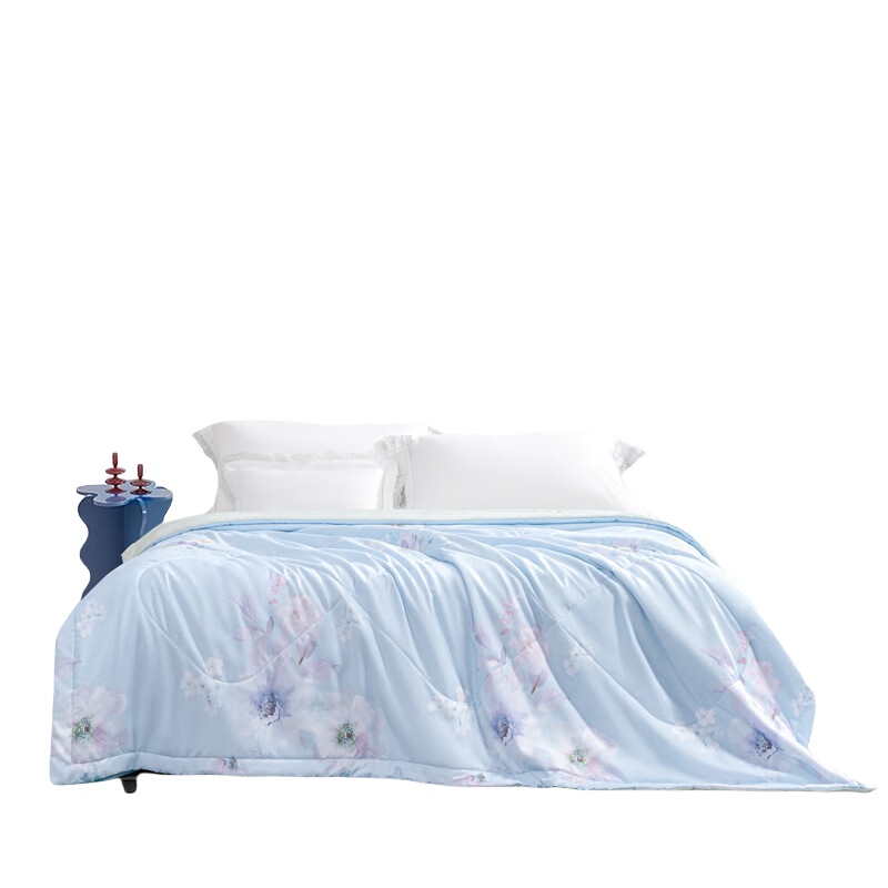 水星家纺（MERCURY） 127583 夏沐繁花抗菌被 150*200cm （单位：床）  