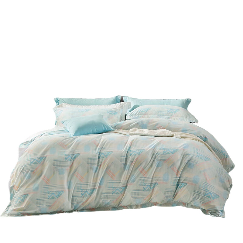 富安娜（FUANNA） 清韵格调 磨毛四件套 203*229cm （单位：套）  