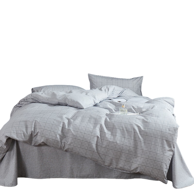 红秀世纺 HX2403-C003 纯棉四件套 品格 200*230cm （单位：套）  