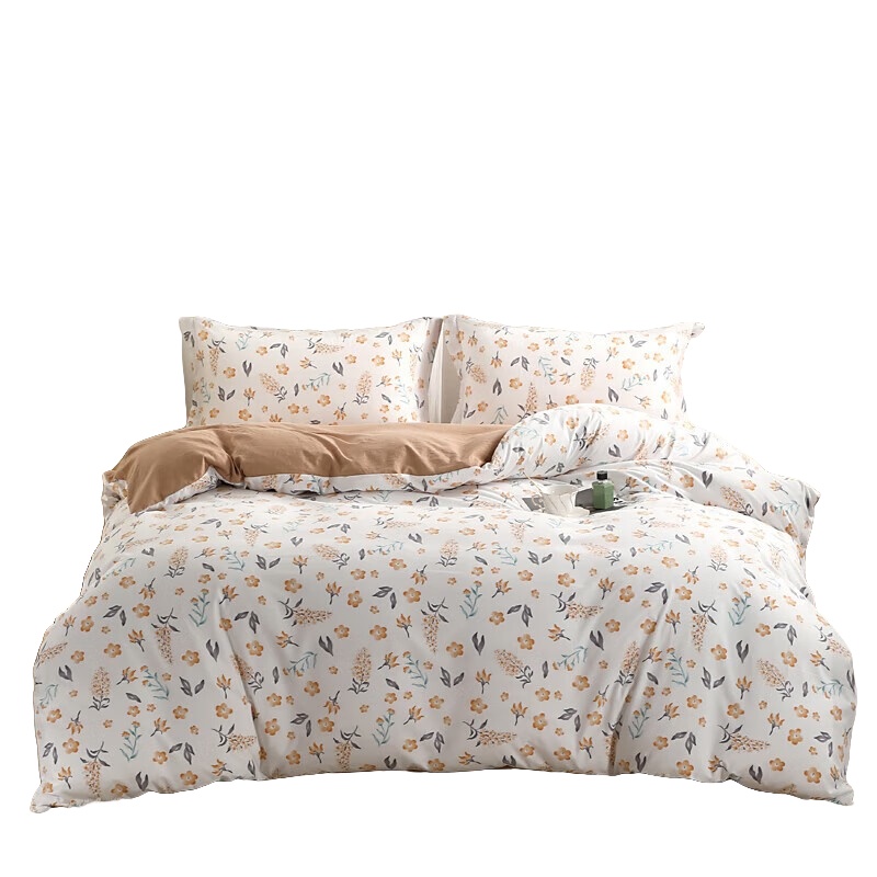 洁丽雅（Grace） JLY-YHE118 水洗棉四件套 花间妍 200*230cm （单位：套）  