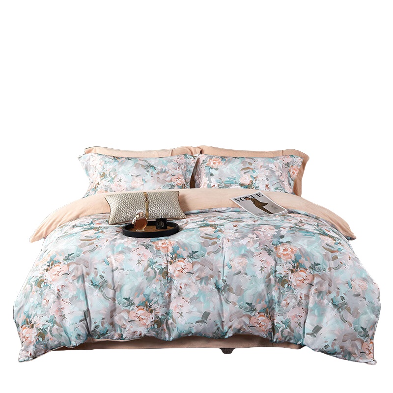 金丝莉（KINTHERI） 伊莎贝尔 花语绒四件套 200*230cm （单位：套）  