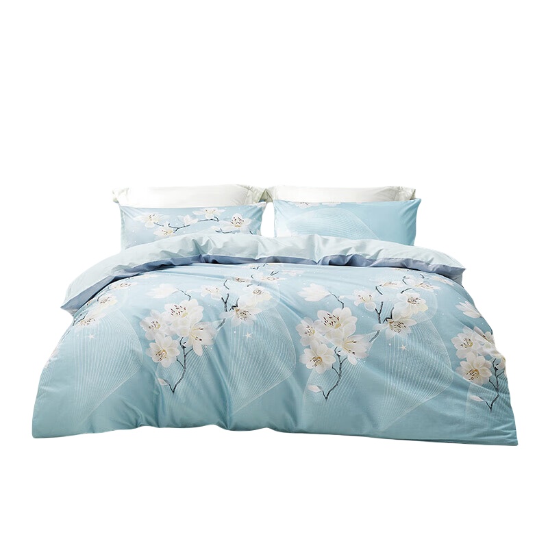 罗莱（LUOLAI） 寻光若汐 全棉四件套 200*230cm （单位：套）  