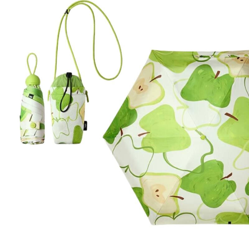 蕉下（beneunder） BM527 五折黑胶防晒伞 94.5cm （单位：把）  颜色随机