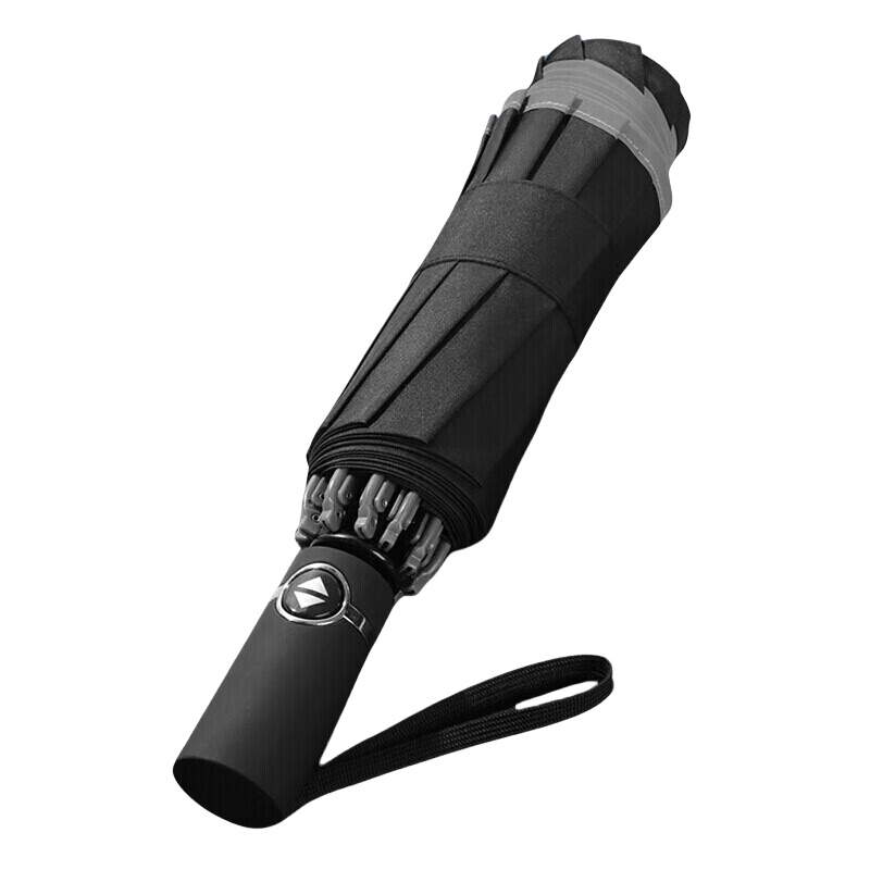 美度（MAYDU） M3372 反向三折雨伞 60*10K （单位：把）  黑色