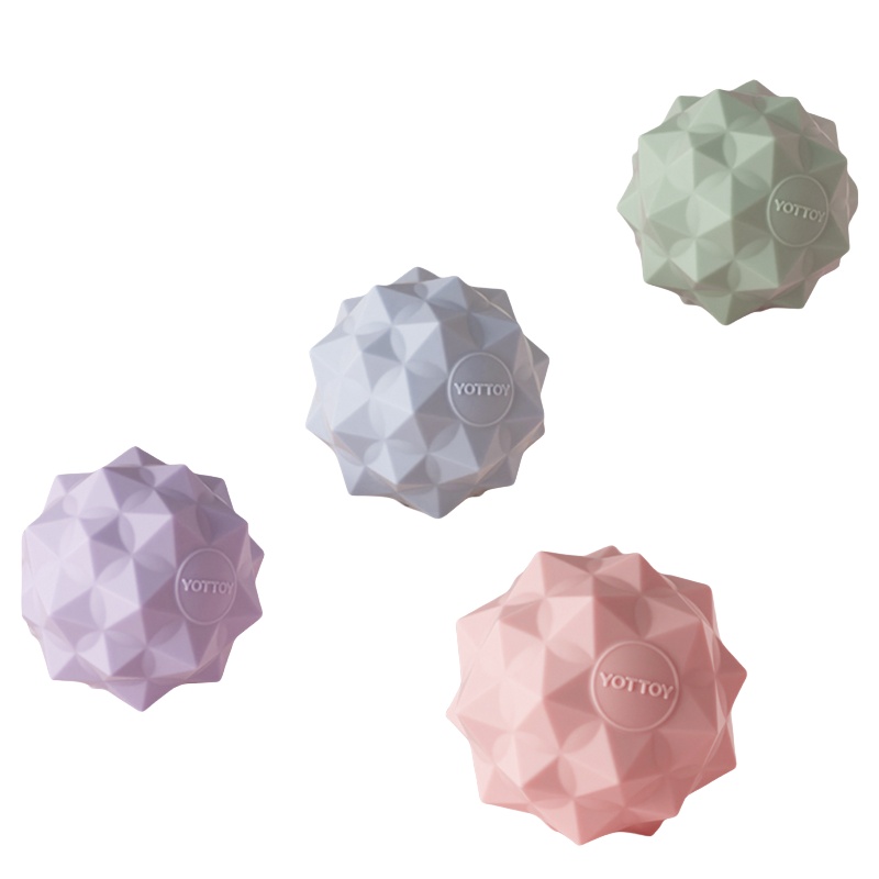 YOTTOY 钻石凸点 筋膜球 直径5.6cm （单位：个）  颜色随机