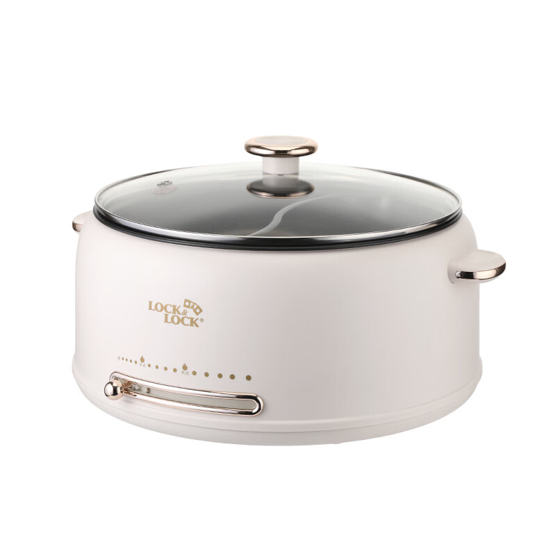 乐扣乐扣（LOCK&LOCK） EJP1347 电火锅 200W （单位：台）  米白色