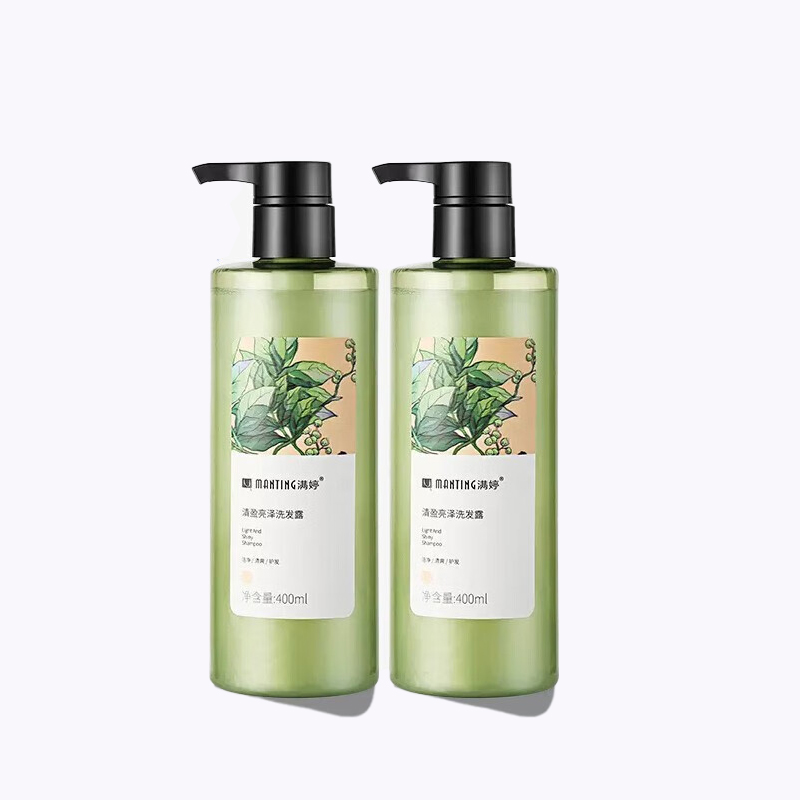 满婷（MANTING） 轻盈亮泽 洗发露 400ml/瓶 2瓶/组 （单位：组） 新老包装随机 