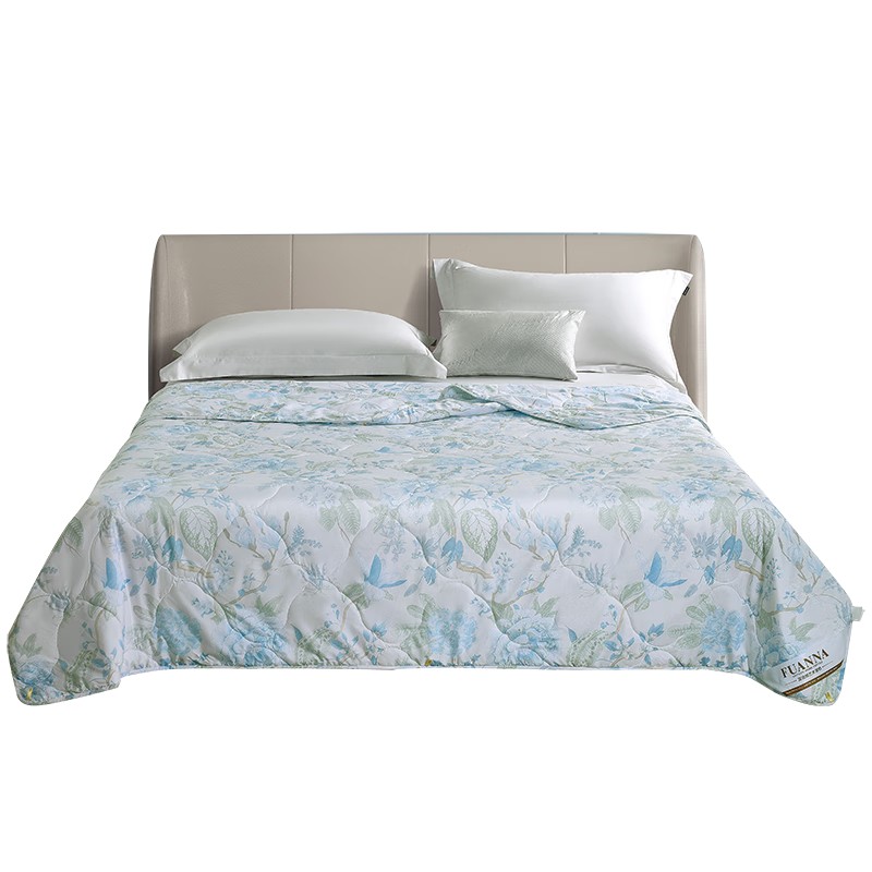 富安娜（FUANNA） 静若悠香 七孔抗菌印花夏被 203*229cm （单位：床）  
